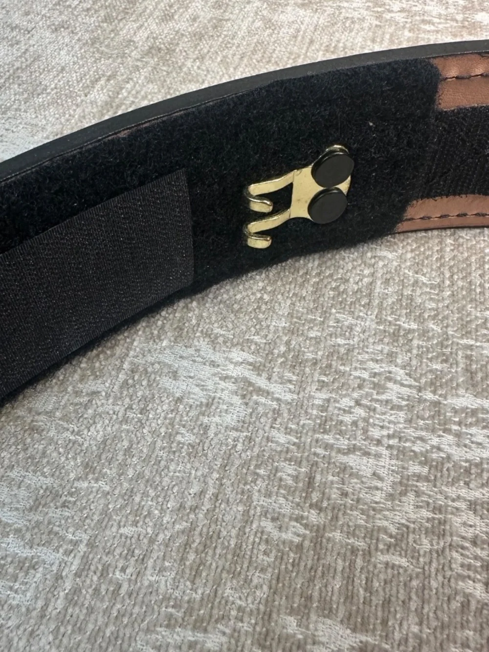 Safariland Buckleless Black lined duty Utility Work Belt 94-30-4 NWT